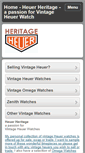 Mobile Screenshot of heuerheritage.co.uk